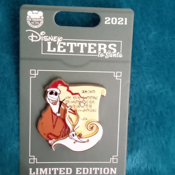 DISNEY 2021 LIMITED EDITION DISNEY LETTERS JACK SKELETON - Picture 2 of 6